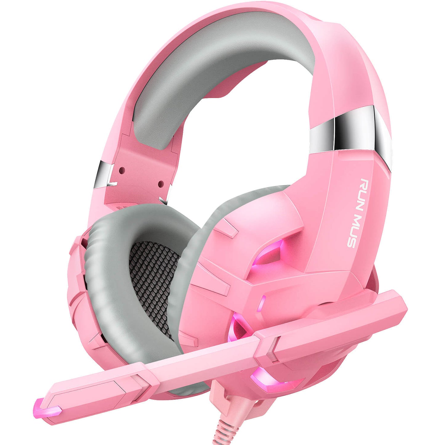K2 Pink PROFESSIONAL Gaming Headset RUNMUS HEADSET Gamers Point