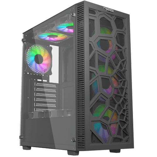 Twisted Minds 03 Spider Mid Tower Gaming Case TM-GM-II TwistedMinds case Gamers Point
