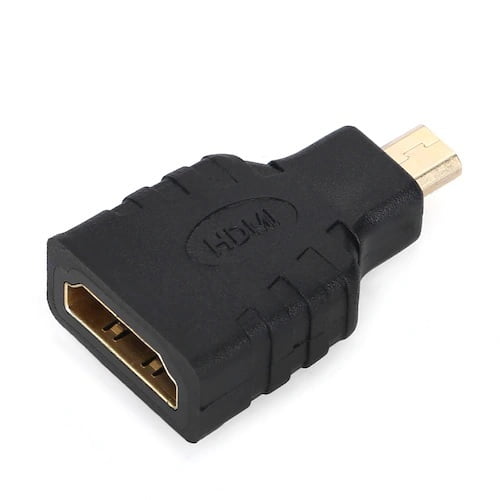 Micro Hdmi Male To Hdmi Female Adapter-BAHRAION Adapter Gamers Point 5.000