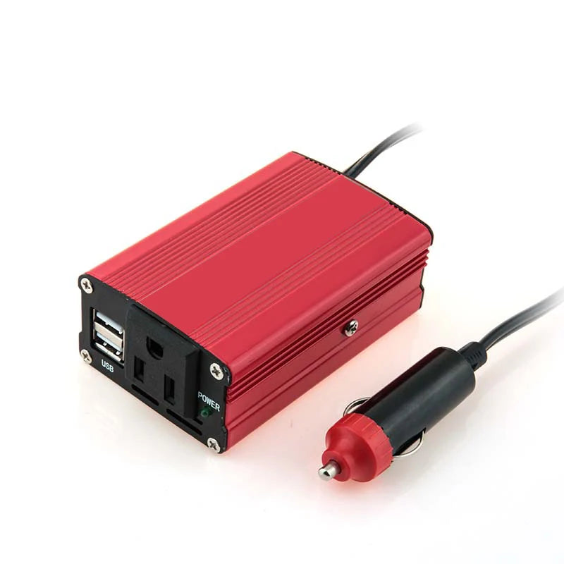 200W Car Power Inverter 12V to 220V Cigarette Lighter Plug 230V Voltage Converter USB Universal Socket Auto Accessories - BAHRAIN CONNECTOR Gamers Point 9.000