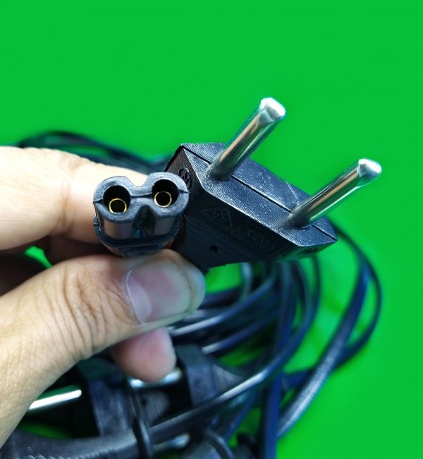3.7 Feet AC 110V-220V Power Cable for DC Adapters Power Supply Laptop Chargers Tape Recorder Lead Cord 2 Pin Cable CABLE Gamers Point 12.000