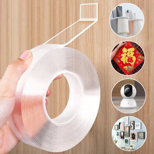 30MM Nanotape Width Traceless Double-sided Transparent Traceless Reusable Waterproof Tape Can Clean Cars Especially Strong - AliExpress 34 TAPE Gamers Point 4.800