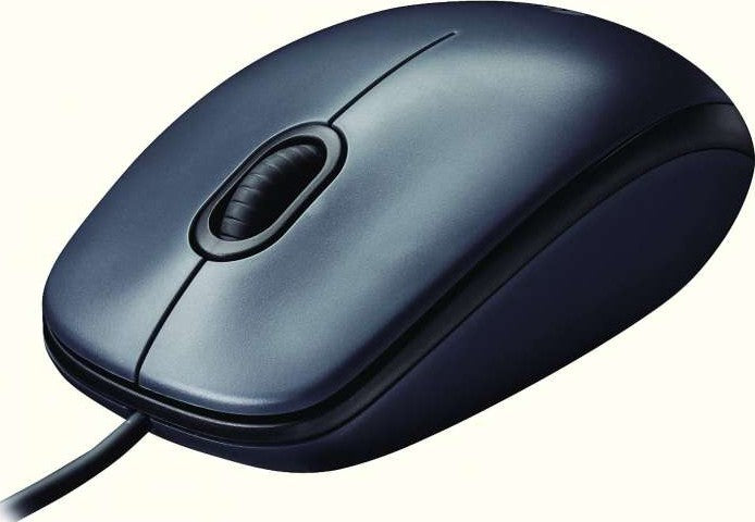 Logitech M90 Wired Mouse, Ambidextrous Design, 1000DPI Optical Tracking, Black | 910-001793