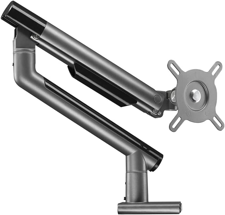 Twisted Minds Twisted Minds, Premium Aluminum Single Adjustable Computer Monitor Arm Mount for 17 To 32 Inch, Grey, TM-49-C06-G Twisted Minds Monitor Stands Gamers Point
