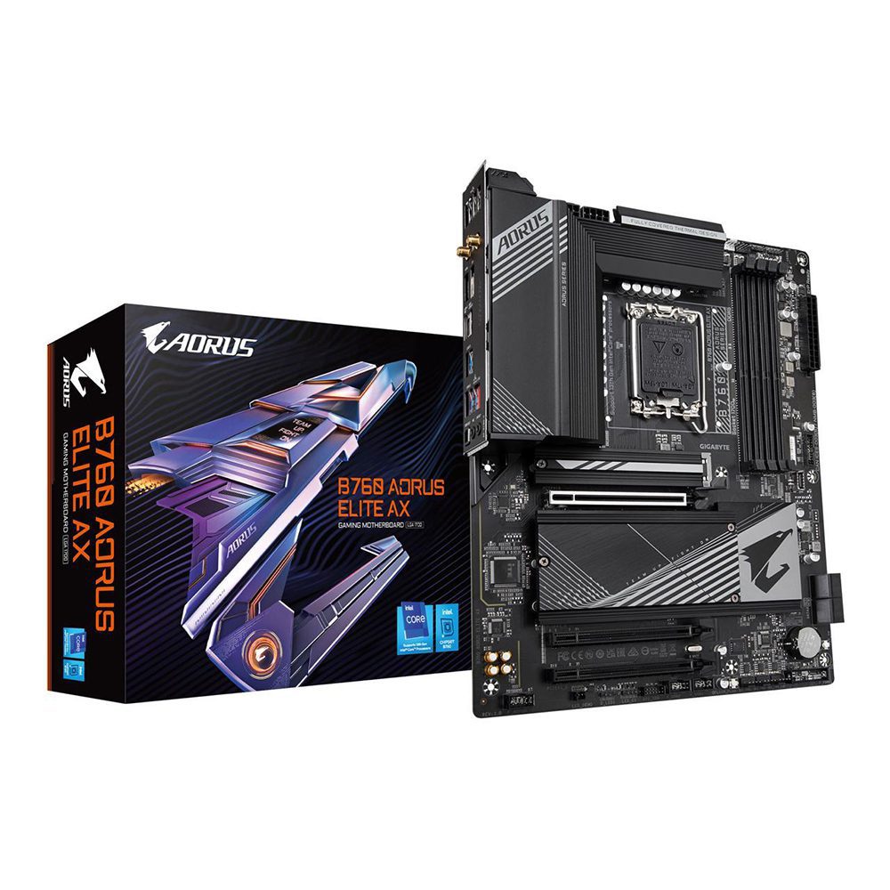 GIGABYTE B760 AORUS ELITE AX DDR5 LGA 1700 Motherboard - Now Buy From Gamers Point Store Arad With Best Discounted Price Call Us Now +973-36820393 Delivery available to all bahrain Intel Motherboard Gamers Point 89.000