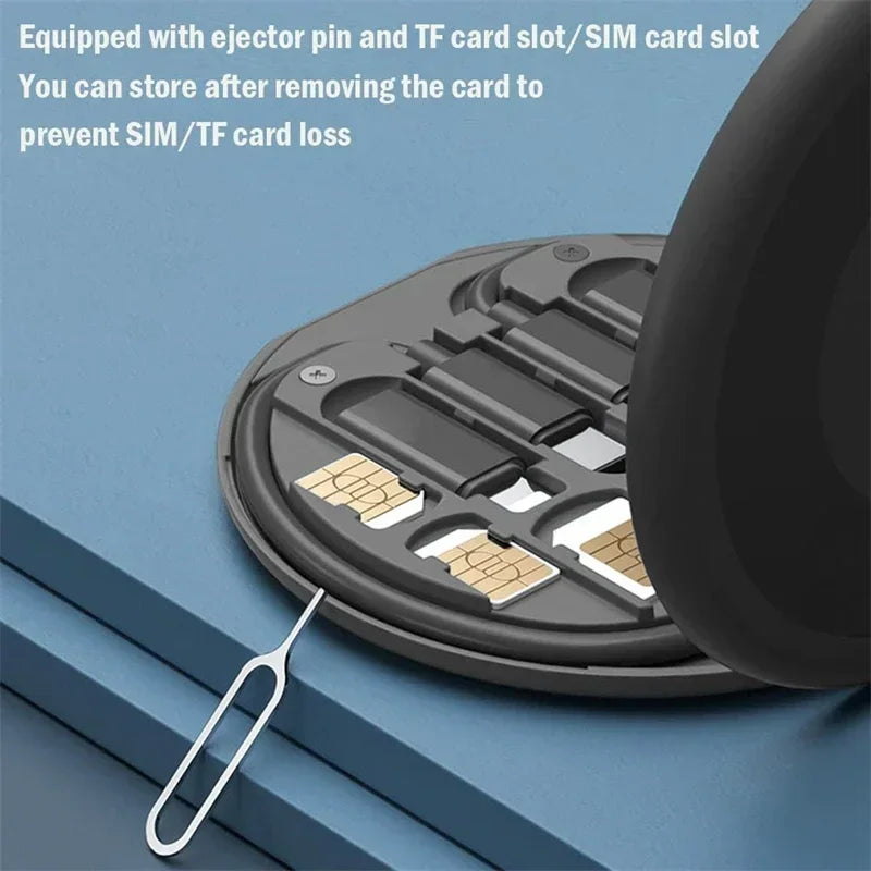 60W Type-C To USB C To Micro To Lighting Fast Charging Cable Adapter Kit for IPhone 14 15 13 Pro OTG Converter Multi Storage Box - bahrain KIT Gamers Point 9.000