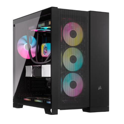 CORSAIR CASE 6500D AIRFLOW TEMPERED GLASS MID-TOWER, Black - GPH Case Gamers Point 99.000