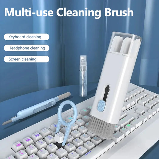 7-in-1 Keyboard Cleaning Kits Airpods Cleaner Headset Cleaner Pen Laptop Screen Cleaning Bluetooth Earphones Cleaning Kit - BAHRAIN Cleaners Gamers Point 7.000
