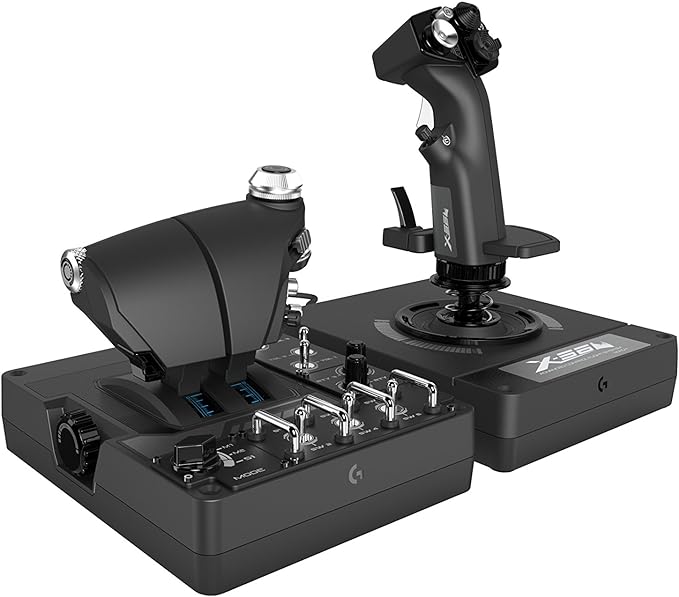 Logitech G X56 Hotas Rgb Throttle And Joystick Flight Simulator Game Controller-Black BAHRAIN G Gamers Point 129.000