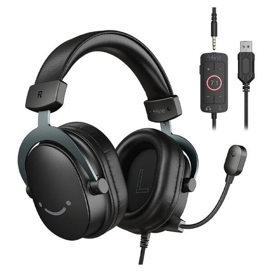 FIFINE AmpliGame H9 with 7.1 Surround Sound Gaming Headset - GPC Headset Gamers Point 38.000