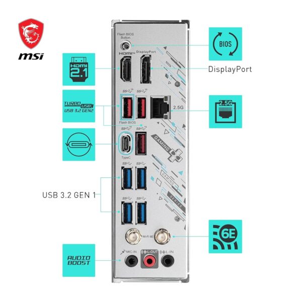 MSI B650M GAMING PLUS WIFI DDR5 Motherboard - Now Buy From Gamers Point Store Arad With Best Discounted Price Call Us Now +973-36820393 Delivery available to all bahrain AMD Motherboard Gamers Point 89.000