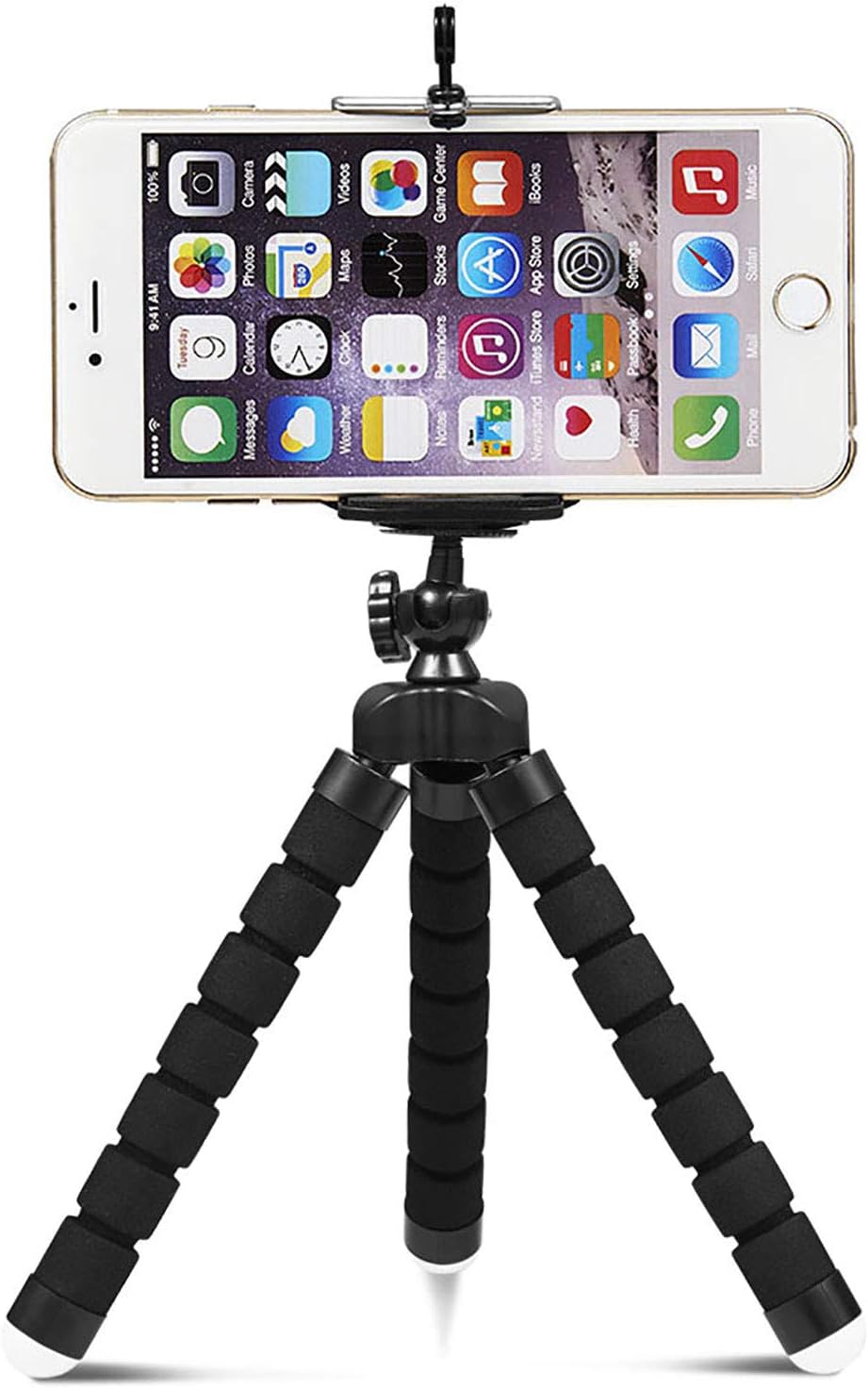 Flexible Tripod Mini Universal Octopus Leg Style Portable and Adjustable Tripod Stand with Clip Bracket Mount Holder for Mobile Phone, Cellphone, Smartphone, Digital Camera Tripods Gamers Point 7.980