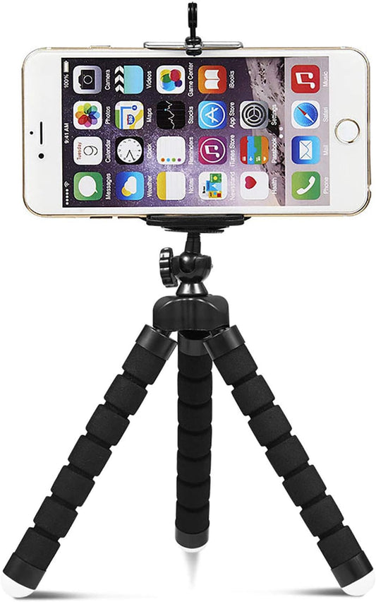 Flexible Tripod Mini Universal Octopus Leg Style Portable and Adjustable Tripod Stand with Clip Bracket Mount Holder for Mobile Phone, Cellphone, Smartphone, Digital Camera Tripods Gamers Point 7.980