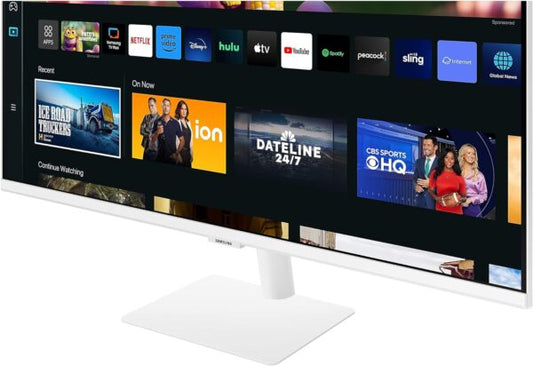 Samsung 32CM501 32-Inch FullHD Smart Monitor M5 With HDMI,USB Hub,Wifi,Bluetooth - White | LS32CM501EMXUE - Now Buy From Gamers Point Store Arad With Best Discounted Price Call Us Now +973-36820393 Delivery available to all bahrain Full HD Gamers Point 109.000