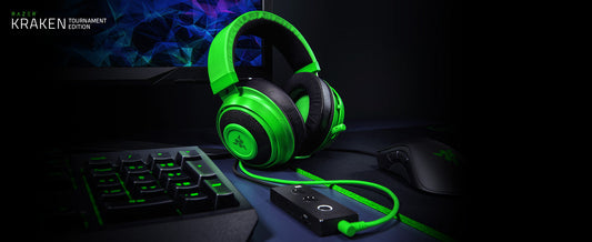 Razer Kraken Tournament Edition THX 7.1 Surround Sound Gaming Headset: Retractable Noise Cancelling Mic - USB DAC - For PC, PS4, PS5, Nintendo Switch, Xbox One, Xbox Series X & S, Mobile – Black MP HEADSET Gamers Point 62.000