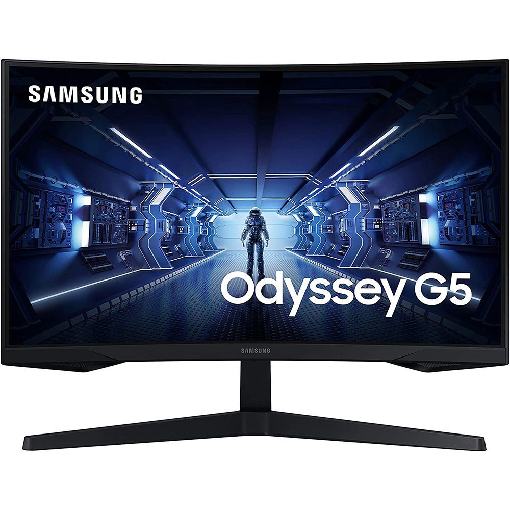 SAMSUNG Odyssey G5 Series 27" WQHD Monitor - Now Buy From Gamers Point Store Arad With Best Discounted Price Call Us Now +973-36820393 Delivery available to all bahrain QHD (2K) Gamers Point 135.000