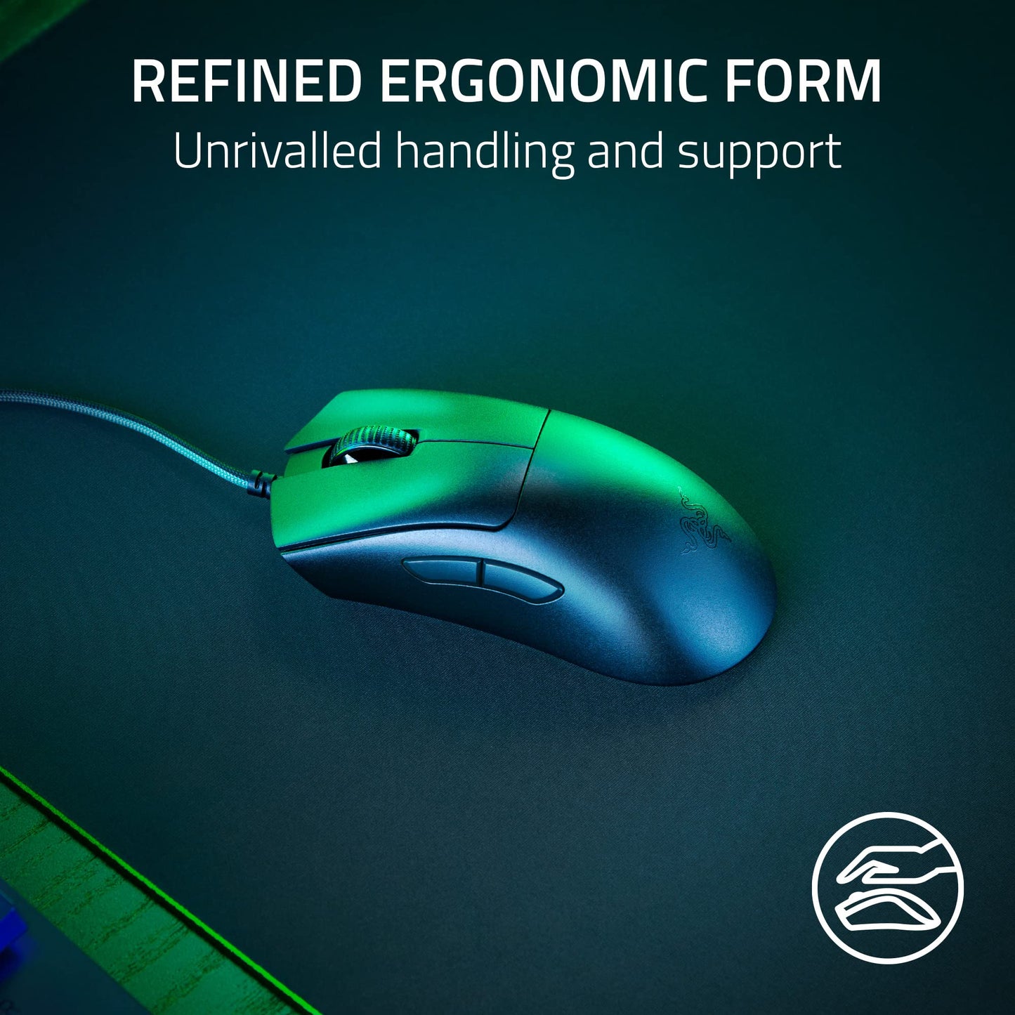 Razer DeathAdder V3 Ultra-lightweight Ergonomic Esports Mouse - Black