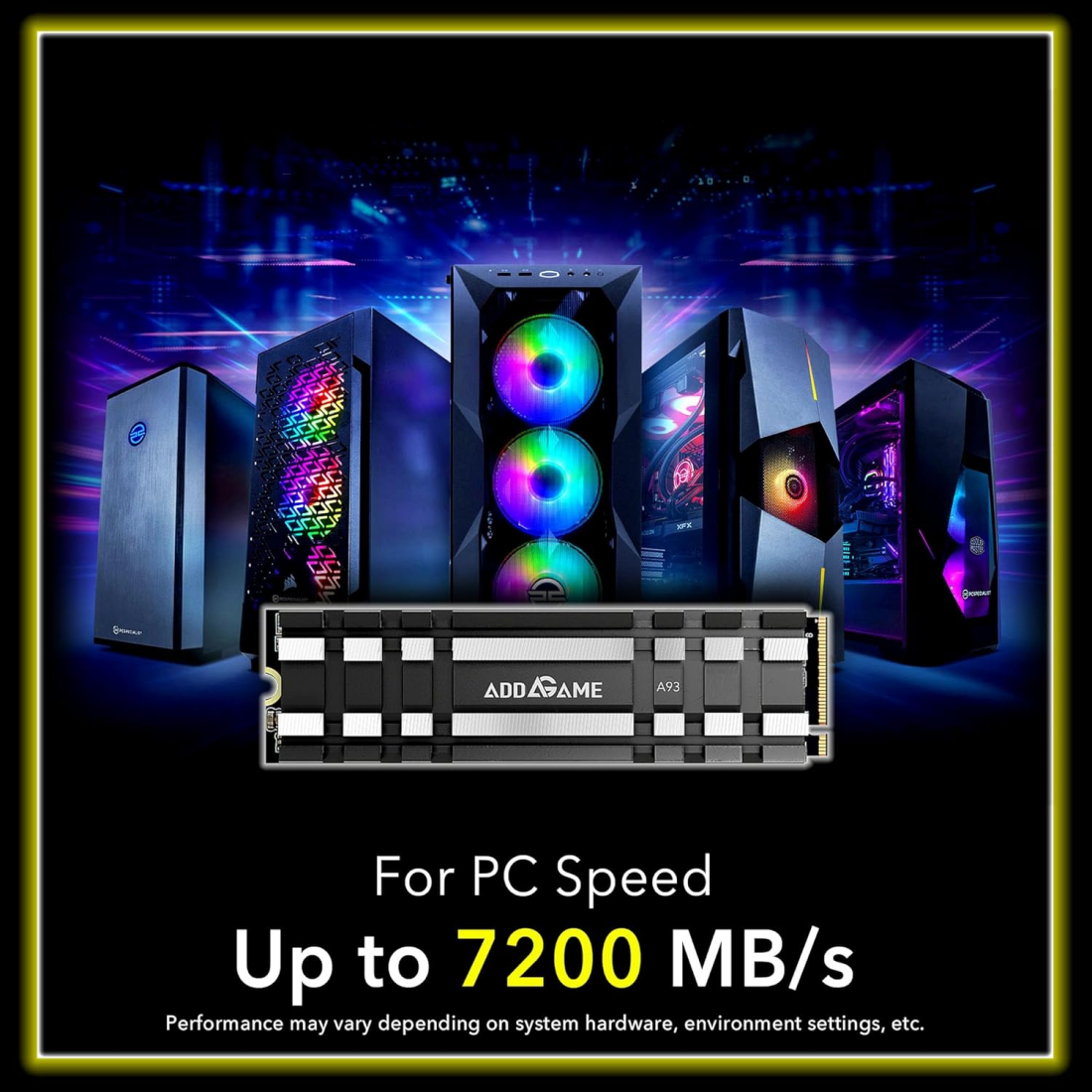 Addlink A93 1TB NVMe PCIe Gen4 M.2 2280 High-Speed SSD