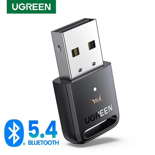 Bluetooth Adapter USB Bluetooth 5.4 for PC Dongle Adaptador Wireless Mouse Keyborad Music Audio Receiver USB Transmitter - BAHRAIN WIFI Gamers Point 8.000