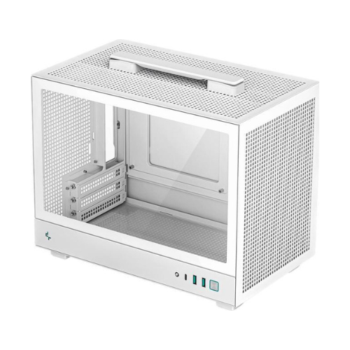 DEEPCOOL Case CH160 Portable-High-Airflow-M-ITX WHITE - GPH Case Gamers Point 35.000