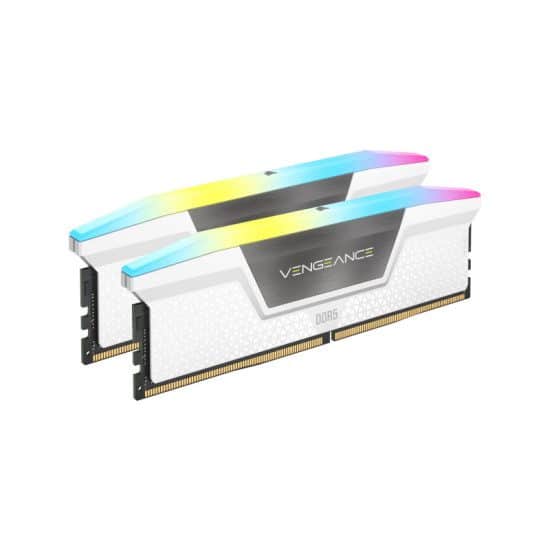 Corsair Vengeance RGB DDR5 64GB (2x32GB) 6000MHz White RGB
