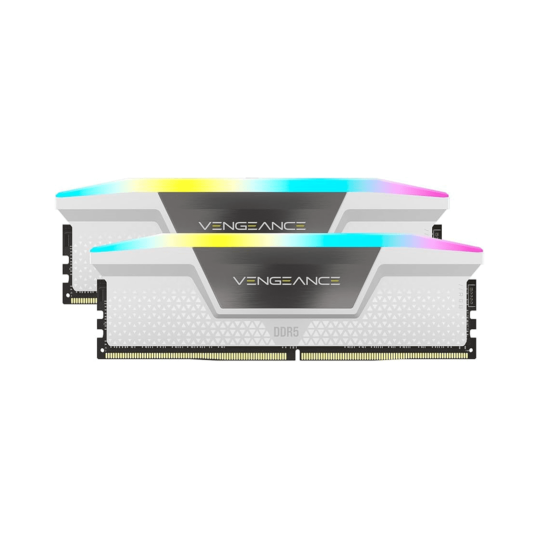 Corsair Vengeance RGB DDR5 64GB (2x32GB) 6000MHz White RGB