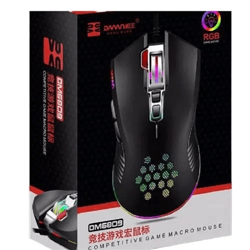 DM6809 RGB Wired Mouse Gaming Gamers Point Keyboard/Mouse  Gamers Point