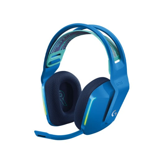 Logitech G733 Lightspeed Wireless Gaming Headset with Suspension Headband, LIGHTSYNC RGB, PRO-G Audio Drivers - Blue MP HEADSET Gamers Point 79.000