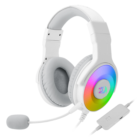 Redragon H350 Pandora RGB Wired Gaming Headset, Dynamic RGB Backlight - Stereo Surround-Sound - 50MM Drivers - Detachable Microphone, Over-Ear Headphones Works for PC/PS4/XBOX One/NS HEADSET Gamers Point 25.000