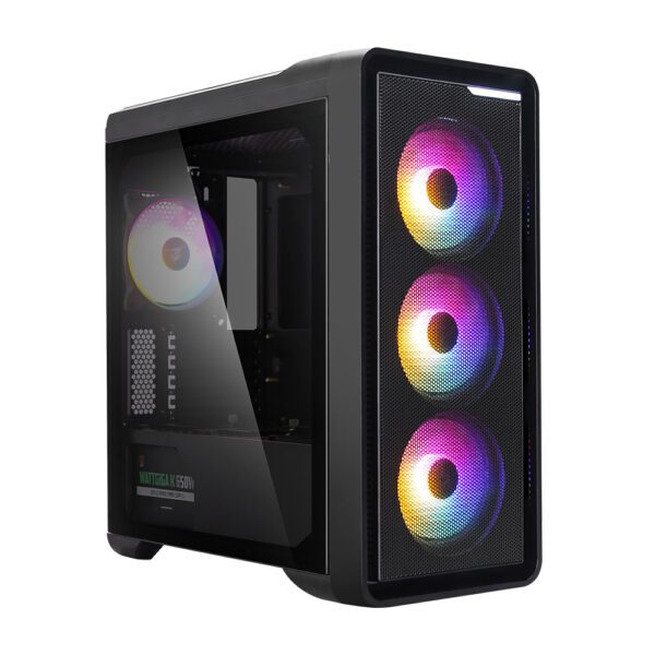 Zalman M3 Plus RGB MATX Mini Tower Gaming Case - Black - BAHRAIN Cases Gamers Point 35.000