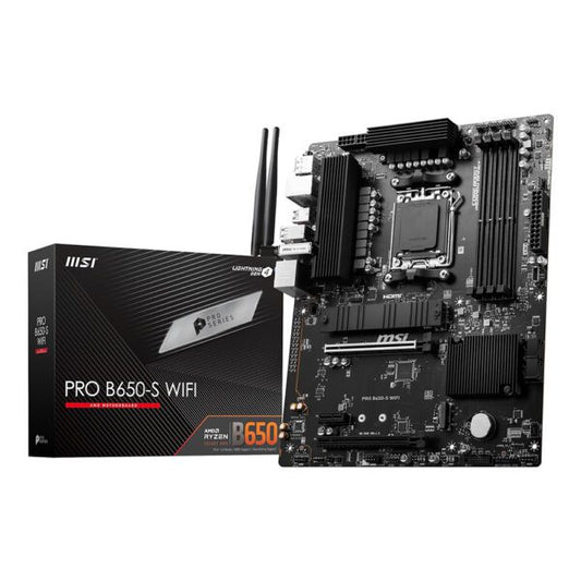 MSI PRO B650-S WiFi AM5 DDR5 Motherboard - Now Buy From Gamers Point Store Arad With Best Discounted Price Call Us Now +973-36820393 Delivery available to all bahrain AMD Motherboard Gamers Point 89.000