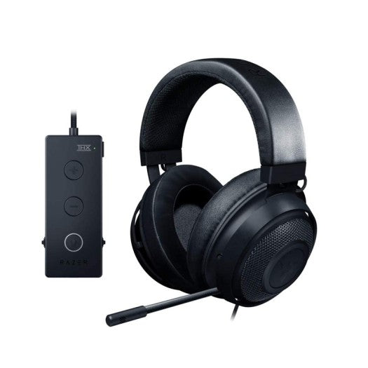 Razer Kraken Tournament Edition THX 7.1 Surround Sound Gaming Headset: Retractable Noise Cancelling Mic - USB DAC - For PC, PS4, PS5, Nintendo Switch, Xbox One, Xbox Series X & S, Mobile – Black MP HEADSET Gamers Point 62.000