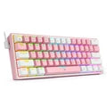 REDRAGON Fizz K617 RGB USB Mini Mechanical Gaming Wired Keyboard Red Switch 60% Redragon Keyboards Gamers Point