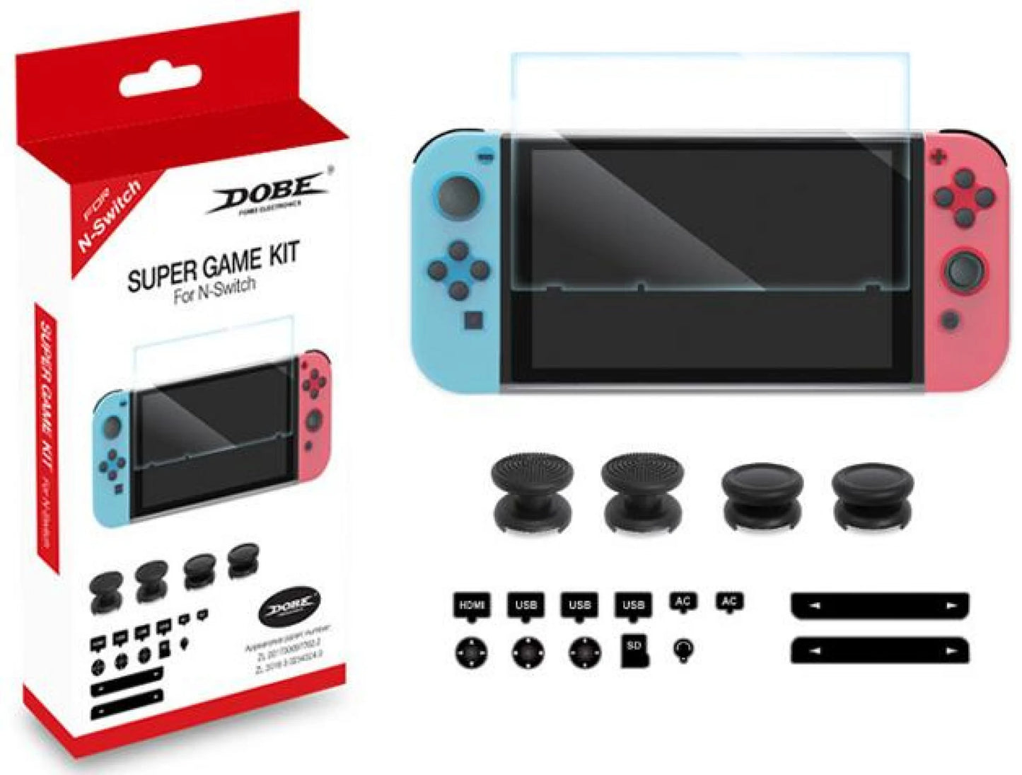 Set accessories Super game kit Dobe (tns-1854) (Switch) - BAHRAIN Gamers Point 15.000