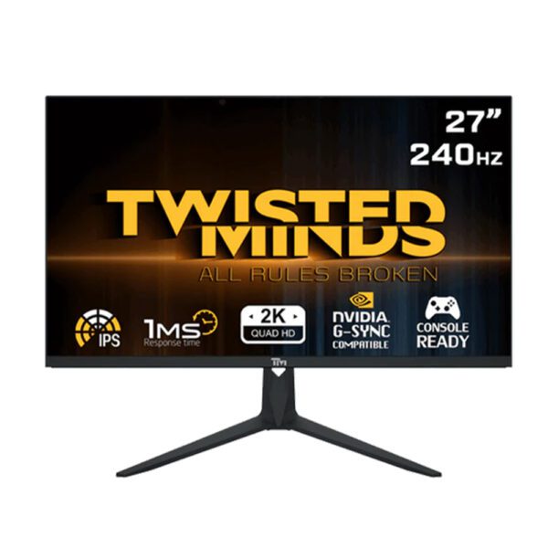 Twisted Minds 27" QHD 240HZ, IPS Gaming Monitor | TM27DQI - Now Buy From Gamers Point Store Arad With Best Discounted Price Call Us Now +973-36820393 Delivery available to all bahrain QHD (2K) Gamers Point 159.000