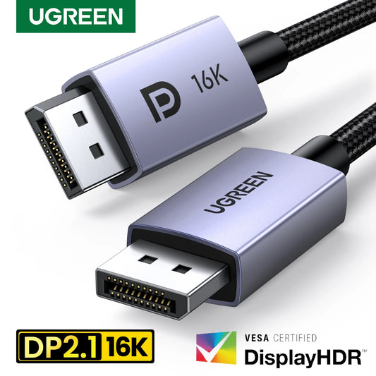 8k Displayport Cable | Displayport Macbook | Display Port Cable | Video Audio Cable - BAHRAIN best hdmi 4k cable Gamers Point 8.000
