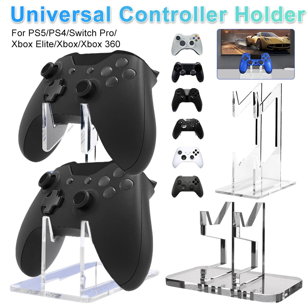 Universal 2/1 layer Controller Holder Gamepad Stand for PS5/PS4/Switch Pro/Xbox Elite/Xbox/Xbox 360 Games Console Accessories - BAHRAIN STAND Gamers Point 3.800