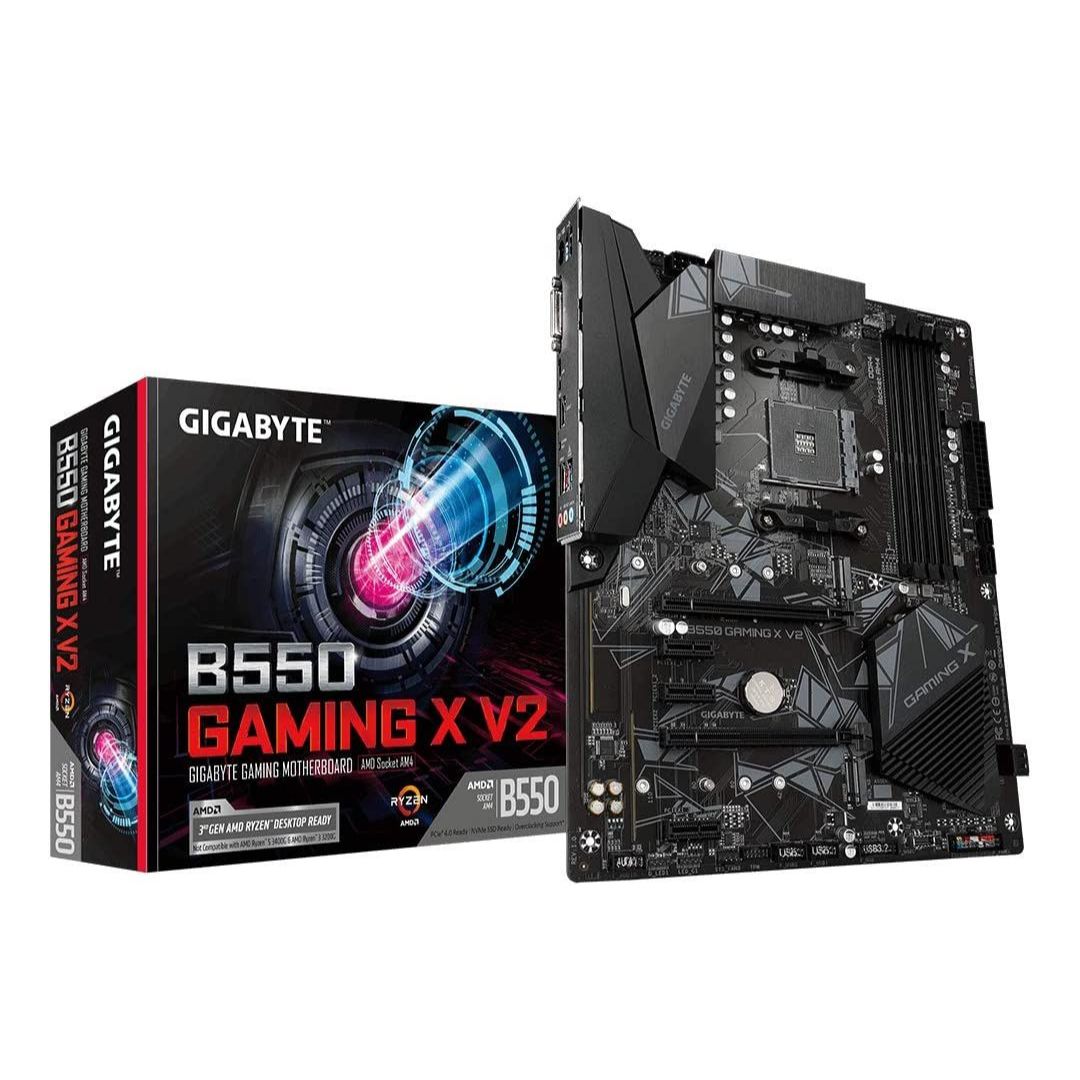 Gigabyte B550 Gaming X V2 ATX AMD Motherboard - Now Buy From Gamers Point Store Arad With Best Discounted Price Call Us Now +973-36820393 Delivery available to all bahrain AMD Motherboard Gamers Point 69.000