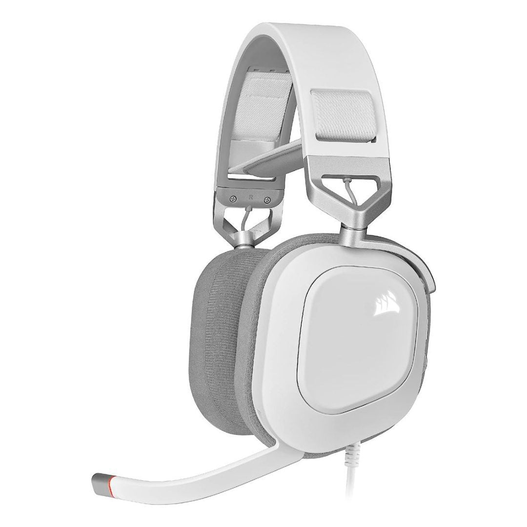 Corsair HS80 RGB Wired Premium Gaming Headset - WHITE - GPC Headset Gamers Point 58.000