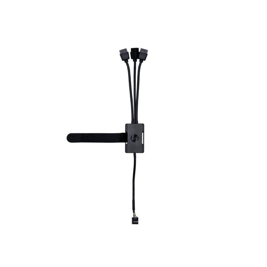 Lian-Li Internal USB 2.0 1-to-3 Expansion Hub Black Compact