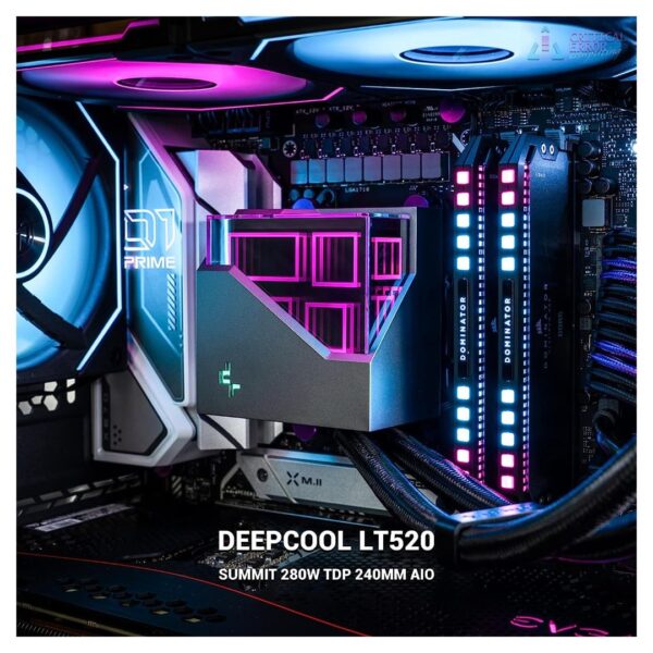 Deepcool LT520 AIO 240mm CPU Liquid Cooler - GPC Water Cooler Gamers Point 55.000