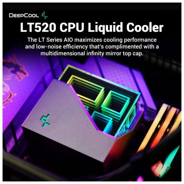 Deepcool LT520 AIO 240mm CPU Liquid Cooler - GPC Water Cooler Gamers Point 55.000