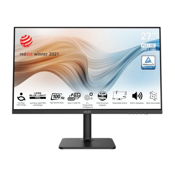 MSI MD272XP 27inch IPS 1920 x 1080 FHD Monitor, 100 Hz with Speakers - Now Buy From Gamers Point Store Arad With Best Discounted Price Call Us Now +973-36820393 Delivery available to all bahrain Full HD Gamers Point 89.000