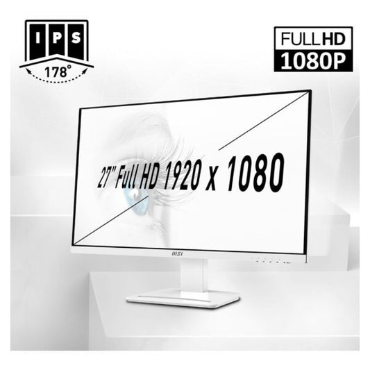MSI Pro MP273AW, 27" Monitor, 1920 x 1080 (FHD), IPS, 100Hz - Now Buy From Gamers Point Store Arad With Best Discounted Price  Call Us Now +973-36820393  Delivery available to all bahrain Full HD Gamers Point 69.000