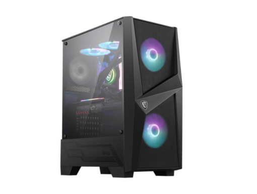 MSI MAG Forge 100R Mid Tower Black Gaming Case - GPH Case Gamers Point 38.000