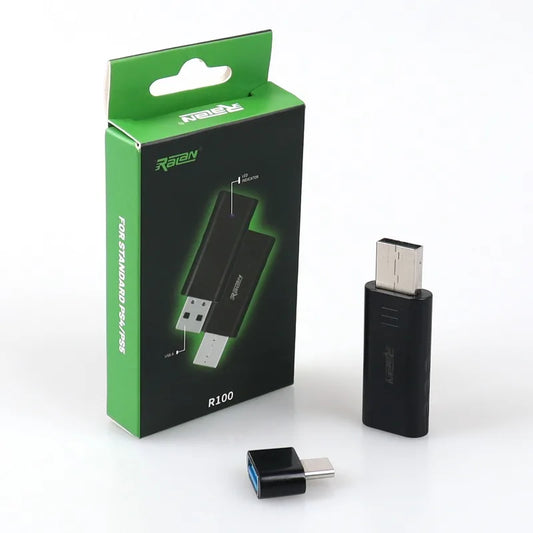 Wireless BT 5.3 Bluetooth-compatible Adapter USB Transmitter Receiver for Nintend Switch PS4 PS5 PC Audio Adapter Converter - BAHRAIN WIFI Gamers Point 8.000