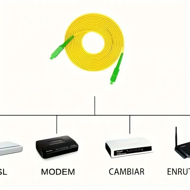 Fiber Optic Cable For Modems SC UPC-SC UPC/ SC APC-SC APC/SC UPC-SC APC Accessories Gamers Point 12.000