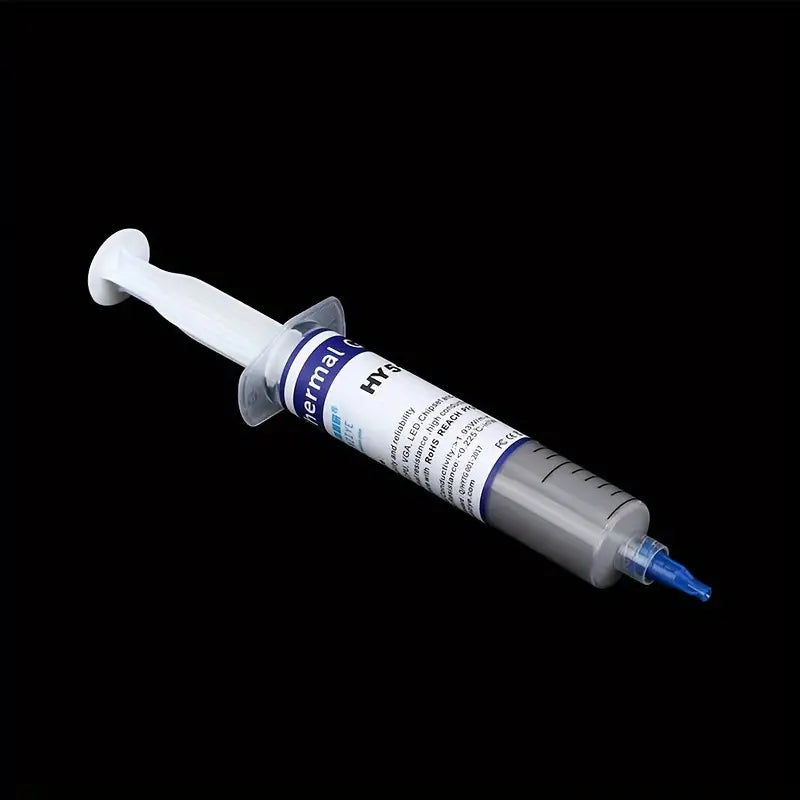 Large needle tube HY510 thermal grease contains silver thermal conductive silicone heat dissipation silicone CPU heat dissipation thermal paste gray Computer Components Gamers Point 5.000