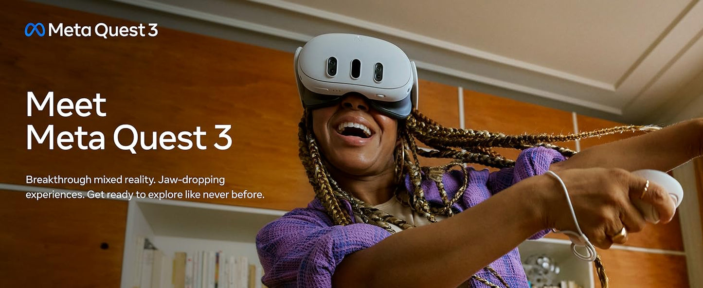 Meta Quest 3 VR HEADSET 128GB— 128 GB-BAHRAIN VR Gamers Point 239.000