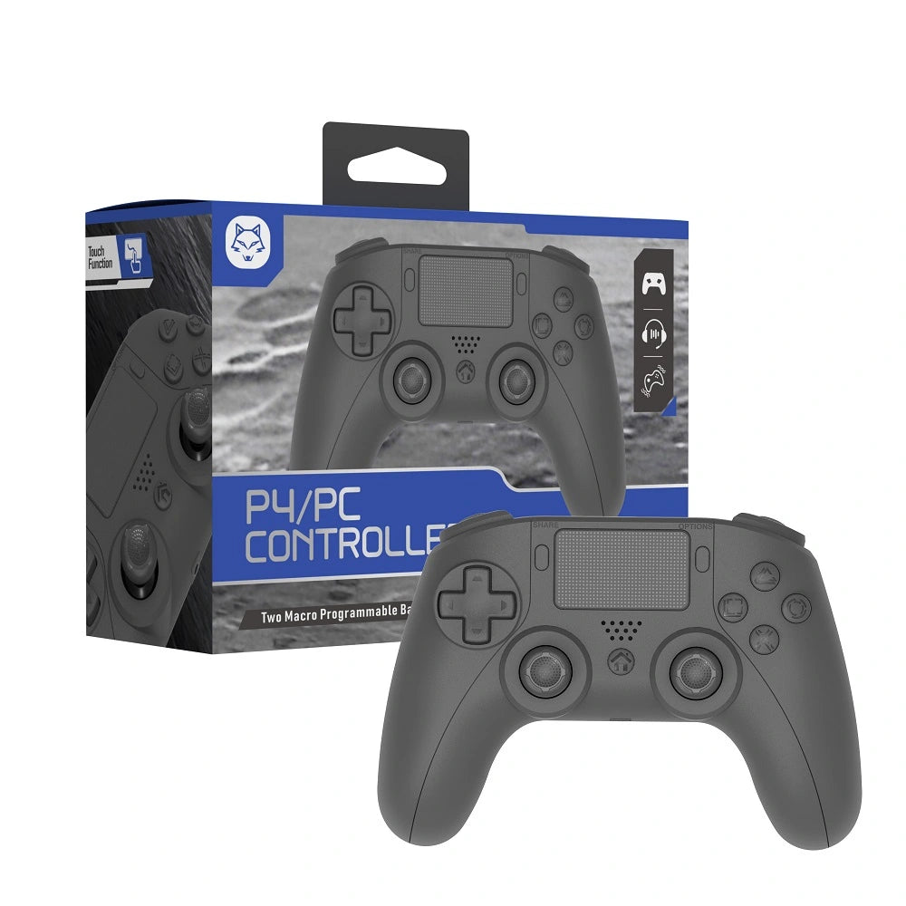 PS4/PC Bluetooth wireless Controller Black color long battery life GP ps4 controller wireless Gamers Point
